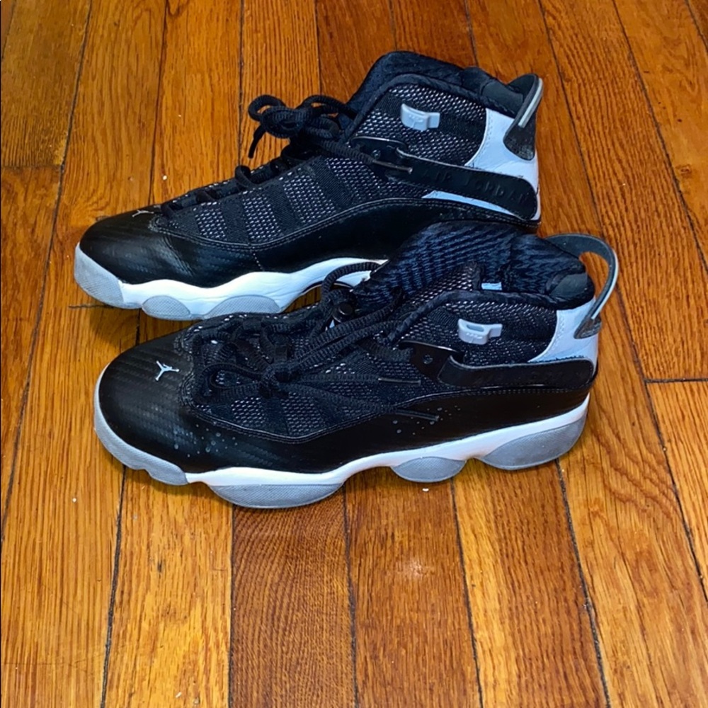 Air Jordan 6rings Matte black/white/gray